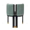 Italienisch Vintage Green Velvet Fabric Single Crawford Chairs